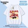 Camiseta de Algodão Infantil Divertida Mente 2 Verão Raiva Meninos e Meninas Top Dopamina de Verão