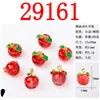 Brinquedo de Comida Maçã Colorida Realista Tridimensional Pingente de Fruta Brincos Doces Fofos Feitos à Mão Pulseira Acessórios DIY