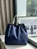 Bolsa de Compras Portátil Plegable, Gran Capacidad, Engrosada, Impermeable, Bolsa Tote Duradera, Bolsa para Ropa, Se Puede Añadir Logo