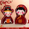 Un Par de Muñecas de Cama con Símbolos de Boda, Cojines de Boda, Muñecos Decorativos para Habitación de Boda, Adornos de Regalo para Recién Casados, Artículos de Boda