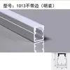 Canal de luz lineal LED aleación de aluminio forma de U luz lineal ranura de aluminio fuente de luz lateral oculta perfil de ranura para tira de luz lineal
