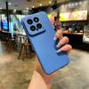 Para MOTO funda protectora de borde recto de TPU mate orificio fino Motorola EDGE50 cubo de Rubik funda de teléfono suave de silicona