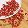 Esmalte de flor leopardo contas de cerâmica feitas à mão caseiras diy pulseira de diamante pulseira de colar material para pulseira acessórios de joia atacado