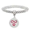 Pulsera Vibratoria de Acero Inoxidable para Aromaterapia Repelente de Mosquitos Árbol de la Vida Caja de Perfume con Aceite Esencial Pulsera Magnético-estrictiva para Parejas