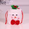 Decoraciones Navideñas Bolsa de Embalaje para Manzana de Nochebuena Bolsa Creativa de Regalo de Manzana de Muñeco de Nieve Regalo Regalo de Navidad