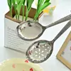 Cuchara para Sopa Antideslizante con Textura Martillada de Acero Inoxidable 304, Cuchara para Fondue, Cuchara para Servir, Cucharón para Sopa, Cuchara de Cocina para el Hogar, Espumadera