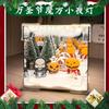 Luz de Noturna Cubo Mágico de Natal diy Decoração Estéreo de Natal Luz de Ambiente Enviar Crianças Cubo Mágico de Natal Luz de Noturna Espelhada
