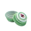 Fabricantes transfronterizos de moldes para hornear de papel para pasteles redondos con impresión 100%, resistentes a altas temperaturas y a prueba de aceite.