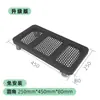 Soporte Móvil para Host con Base de Ruedas, Soporte Universal de Ruedas de Metal para Computadora, Charola Pequeña para Gabinete de Computadora, Maceta Rectangular