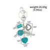 Pentagrama en forma de corazón con goteo de aceite de aleación para labio, lápiz labial, gafas de sol, colgante para bolso de hombro, llavero, decoración de bolso, accesorio