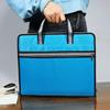 Bolsa Organizadora de Tela Oxford de Gran Capacidad Portátil Carpeta Multicapa Bolsa para Exámenes de Estudiante Materiales de Arte Reunión Bolsa Clasificadora