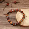 Pulsera de Madera con Cuentas de Madera Simple para Surfista Transfronteriza Europea y Americana Tendencia Hip-hop Nicho de Alta Gama para Hombre