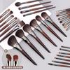 Set de 28 brochas de maquillaje para profesionales, juego completo dedicado a maquilladores, Cangzhou, lana animal, brocha de lana, escuela de formación en maquillaje