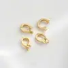 Hebilla de Colgante Engrosada Chapada en Oro de 14 Quilates que Conserva el Color Hebilla Colgante Hecha a Mano para Pulsera DIY Hebilla Colgante para Collar Accesorios de Hebilla para Joyería