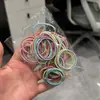Gomas para el pelo de colores pastel para niñas, cintas para el pelo de alta elasticidad para niños, gomas para el pelo de bebé que no dañan el pelo, gomas elásticas para trenzar, accesorios para el pelo