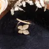 Anillo Retro Versátil Amor Luz de Lujo Gama Alta Ins Exquisito Circonita Amor Chapado al Vacío Diseño Anillo de Viaje para Mujeres