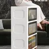 Gabinete de Almacenamiento para Espacios Estrechos Hogar Sala de Estar Estante de Almacenamiento para Juguetes y Snacks con Tapa abatible Cocina Baño Gabinete Estrecho Gabinete de Almacenamiento