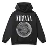 Sudadera Trendy Retro Americana Nirvana para Otoño e Invierno 2025 para Hombres y Mujeres, Nueva Chaqueta con Capucha de Calle para Otoño e Invierno