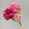 Bola de Nieve Artificial Hortensia Piruleta Hortensia Materiales Florales para Bodas Pared de Flores Flores de Seda Flores Artificiales Hortensia de Tallo Único