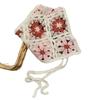 Diadema de Punto Vintage Transfronteriza Bufanda Triangular de Arte Calado Diadema de Ganchillo de Verano Diadema de Lana Pastoral Francesa
