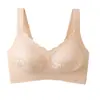 Soporte suave tipo gel levanta-busto nuevo estilo chino Pilates ajustable sin costuras copa semi-fija sujetador deportivo para yoga