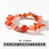 Jingdong joyería cristal natural ágata grava colorida pulsera elástica irregular joyería transfronteriza europea y americana al por mayor