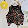 Chaleco de Punto para Mujer Primavera y Otoño Nuevo Suelto Estilo Coreano Combinable Estilo Francés Dulce Sin Mangas Chaleco Apilado Ropa Exterior Chaleco