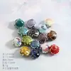 Cuentas de animales de cerámica con temática oceánica, conchas marinas, estrellas de mar, peces pequeños y caracolas - Cuentas para joyería y accesorios hechas a mano para niños