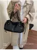 Bolso Cruzado 2026 Nuevo Lujo Ligero Retro con Cordón Tipo Baguette, Bolso de Hombro Único de Nicho Debajo del Brazo, Bolso de Mujer Plegado Casual
