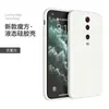Para Capa de Celular One Plus 7Pro Capa Protetora One Plus 7T 7Tpro Borda Reta Cubo Mágico Silicone Líquido oneplus Macio