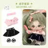 Traje de Ropa para Muñeca de Algodón de 20 cm Juguete de Peluche Ropa Diaria para Muñeca de 20 cm Falda Vestido para Vestir Hombres y Mujeres Bebé