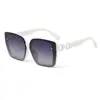 Gafas de Sol Cuadradas de Marco Grande Estilo Nuevo para Mujer, Gama Alta, Modernas, Anti-UV, Adelgazantes para Caras Grandes, Gafas de Sol de Moda Estilo Coreano