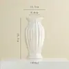 Vaso Cerâmico Shumen com Esmalte Pérola Iridescente, Item Decorativo de Luxo Leve de Alta Qualidade para Sala de Estar, Arranjo de Flores, Recipiente para Flores Hidropônicas