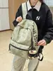 Nueva Marca de Moda Bolsa Escolar para Niñas, Mochila para Escuela Secundaria y Preparatoria con Gran Capacidad, Lindo Colgante de Cachorro de Peluche, Mochila de Doble Hombro para Mujeres