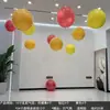 Decoração de balões para evento de loja em novo shopping em 2026, celebração de aniversário de inauguração, bolas suspensas no teto, configuração para transmissão ao vivo