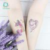 Novo impermeável pequeno fresco crianças tatuagem adesivo divertido unicórnio tatuagem adesivo dos desenhos animados animal tatuagem adesivo