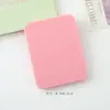 Espejo Portátil Personalizado Color Macarrón, Mini Espejo Plegable y Set de Peine, Espejo de Maquillaje Girly para Viajes y Exteriores