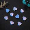 Nuevos Fondos Planos Corazón de Melocotón Cristal de Diamante Mocha Joyería para Uñas Arte de Uñas DIY Fantasía Colorida Decoración de Uñas Portátil