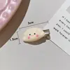 Grampo de Cabelo Omelete de Queijo com Dumplings Fofos Acessório de Cabeça Celebridade da Internet Comida Pães Cozidos no Vapor Pão Cozido Franja Acessórios de Cabelo para Meninas e Crianças