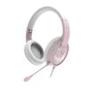 Fones de Ouvido Infantil de Montar na Cabeça para Educação e Aprendizagem Aulas Online Sem Fio Bluetooth 5.0 Música Voz Fone de Ouvido para Jogos