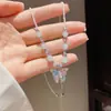 Pulseira Colorida de Borboleta Sonhadora Doce e Versátil Estilo Novo de Verão para Mulheres, Colar com Design Elegante e Simples Atacado