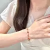 Estilo Retro Francês da Moda, Fresco e Luxuoso, Pulseira de Flores de Moda de Alta Qualidade com Strass Completo, Joia Versátil e Única