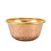 Buda Yuan Hui cuenco de suministro de agua de cobre rojo Guanyin Dios de la Riqueza taza de suministro de agua manual Lin grano Buda adoración frontal purificación de agua juego de siete cuencos