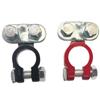 Grampos de Terminal de Bateria de Liga de Alumínio Pintados de Vermelho e Preto com Interruptor de Desligamento de Energia para Baterias de Carro, Par Universal
