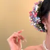 Hey Tao Liu Yifei's Same Style Flor de Gypsophila Prendedor de Cabelo Flor Prendedor de Cabelo Noiva Vestido de Casamento Flor de Cabeça Prendedor de Cabelo