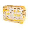 Bolsa Cosmética de PVC Transparente Impermeável Grande Capacidade Bolsa de Higiene Bolsa de Mão Viagem de Negócios Bolsa de Armazenamento Estampada de Alta Qualidade