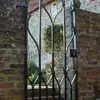 Fornecimento Direto de Jiangsu Casa Britânica Porta de Ferro Forjado Porta de Ferro para Pátio Porta de Ferro Forjado para Jardim Porta Pequena Forjada em Metal