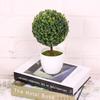 Plantas Simuladas, Plantas Verdes en Maceta, Venta al por Mayor de Flores Artificiales, Pasto Estrella, Bola de Nieve Cerezo, Ventas Directas del Fabricante, Adornos Florales de Interior, Hortensia