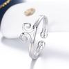 Anillo plateado con temperamento Weihua, regalo para amantes, mono viejo, maldición, Ben, vida, mono, año, anillo femenino, anillo abierto de plata