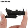 Desmontaje M416 M4A1 accesorios mira de cuatro aumentos empuñadura AR15 modelo de aleación no disparador